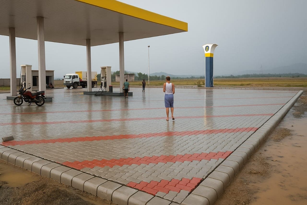 Petrol Pump Canopy